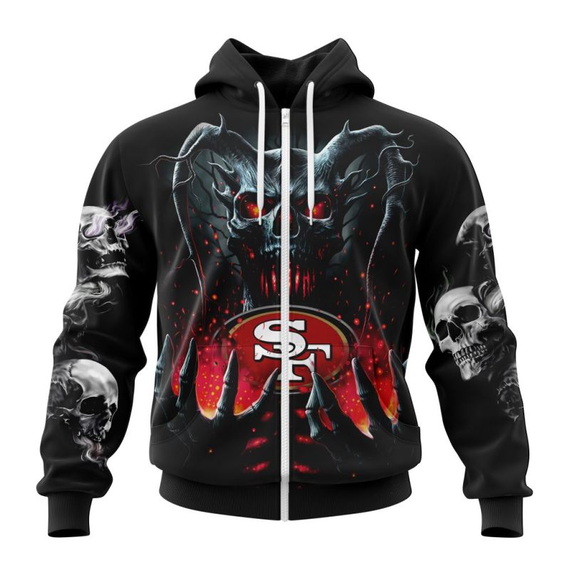 San Francisco 49ers Hoodie Zip Front