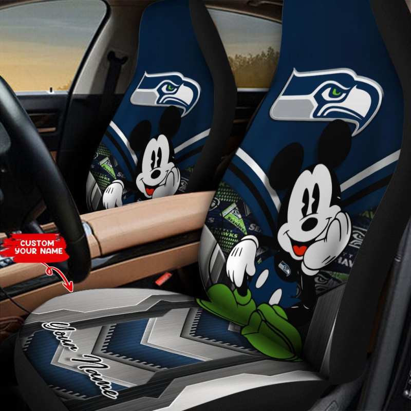Personalized Seahawks Car Seat Covers