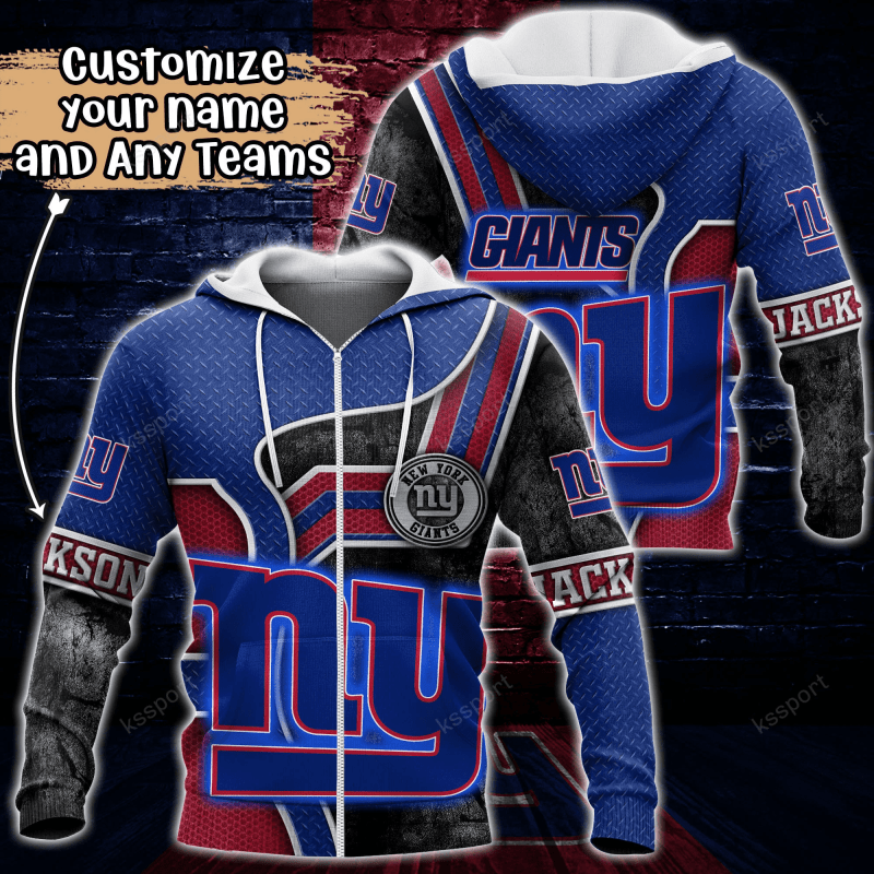 New York Giants Custom Hoodie