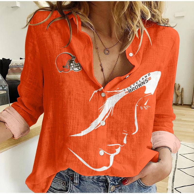 Cleveland Browns Woman Shirt Front View