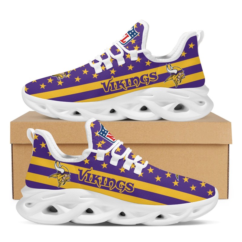 Minnesota Vikings Yezy Running Sneakers