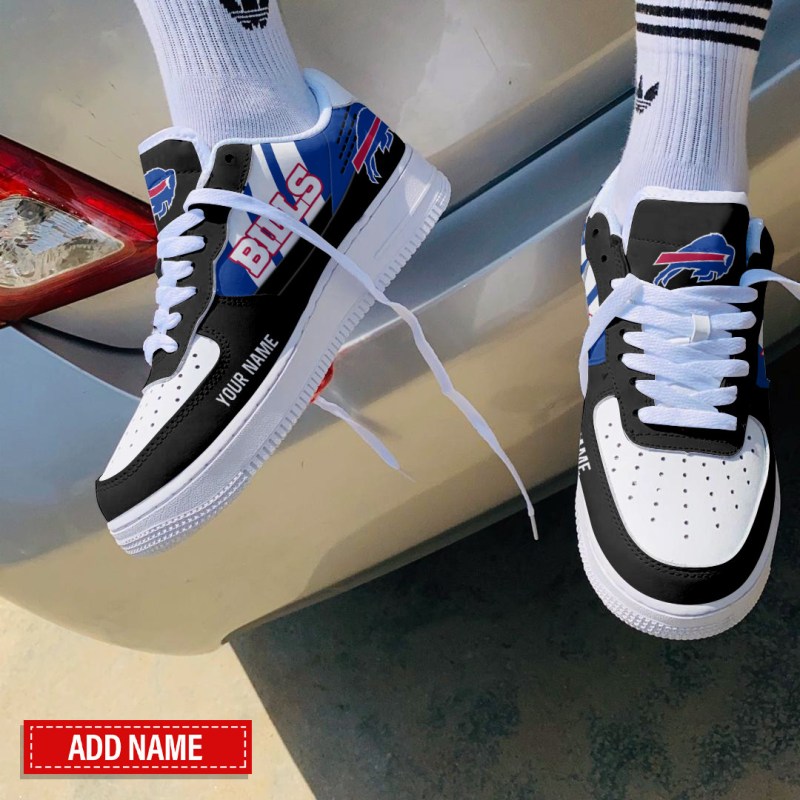 Buffalo Bills Personalized AF1 Shoes rear view