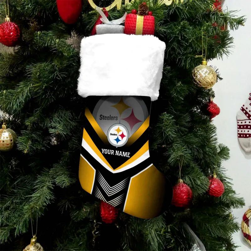 Pittsburgh Steelers Christmas Sock 1