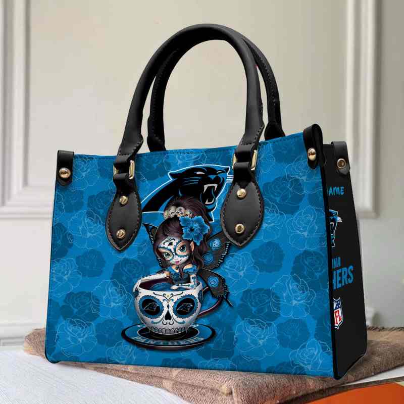 Carolina Panthers Football Fan Hand Bag