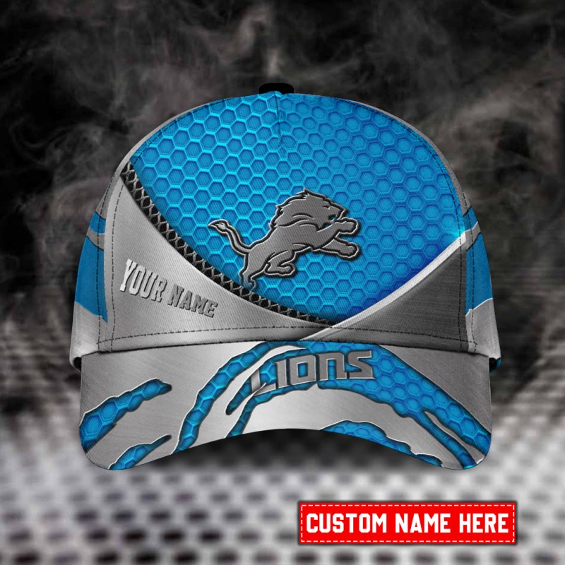 Detroit Lions Personalized Classic Cap