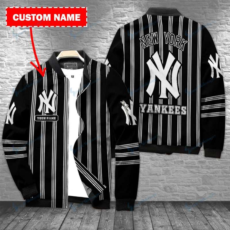 New York Yankees Personalized Bomber Jacket 1