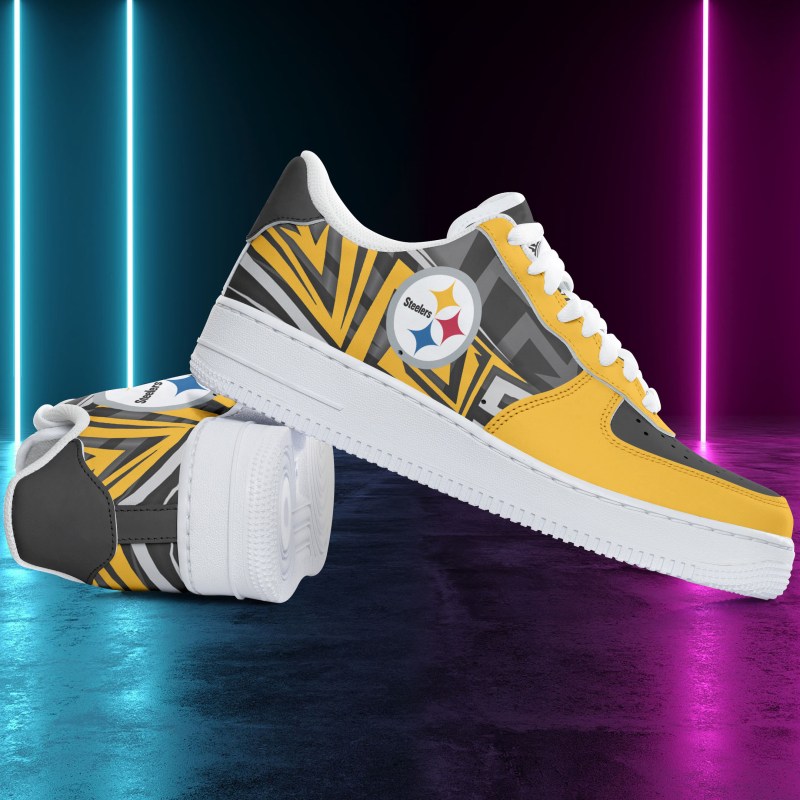 Pittsburgh Steelers AF1 Shoes - View 2