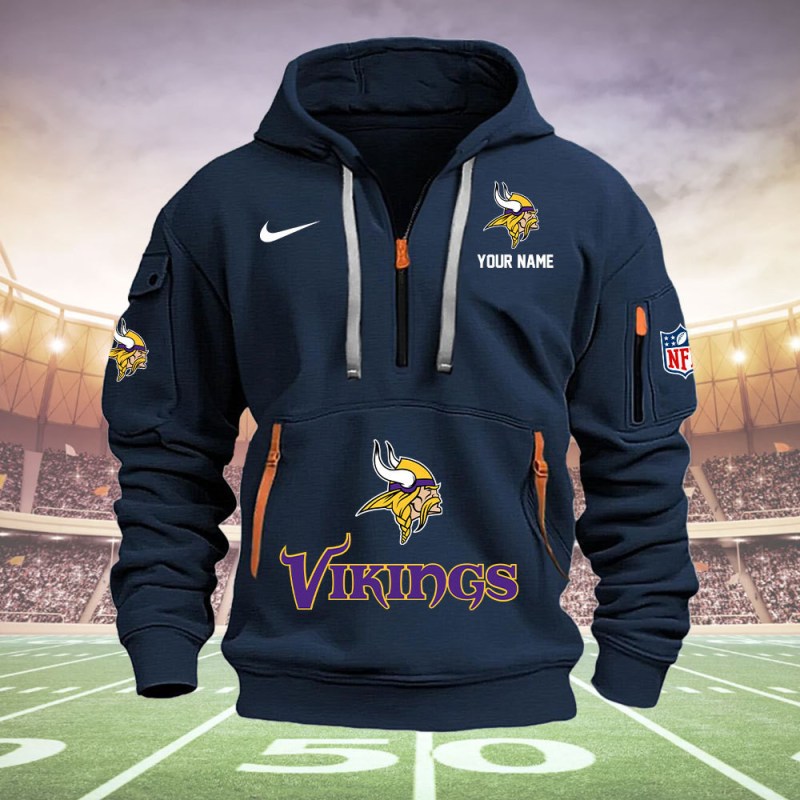 Minnesota Vikings Hoodie Back View