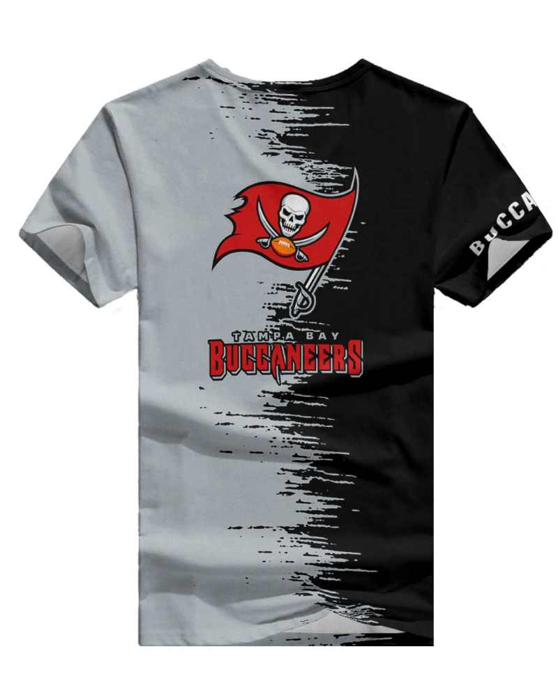 Tampa Bay Buccaneers V-Neck Women's T-Shirt on Model