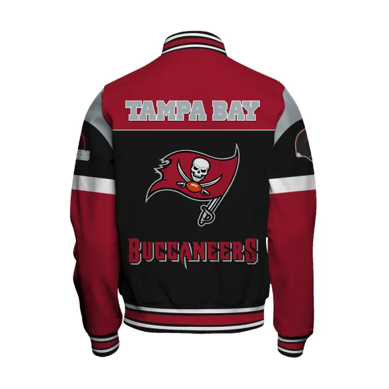 Tampa Bay Buccaneers Varsity Jacket Detail View