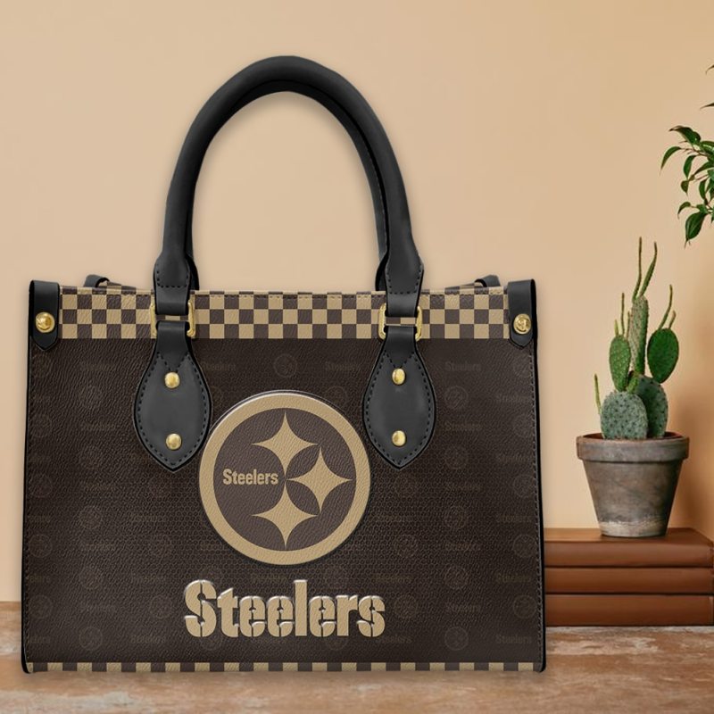 Pittsburgh Steelers Leather Hand Bag