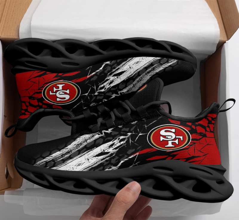San Francisco 49ers Yezy Sneakers in Action