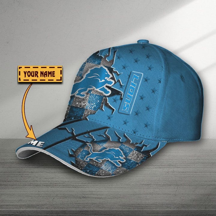 Detroit Lions Classic Cap Close-up