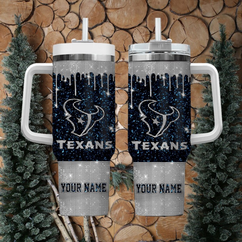 Houston Texans Personalized 40oz Stanley Tumbler - Image 2