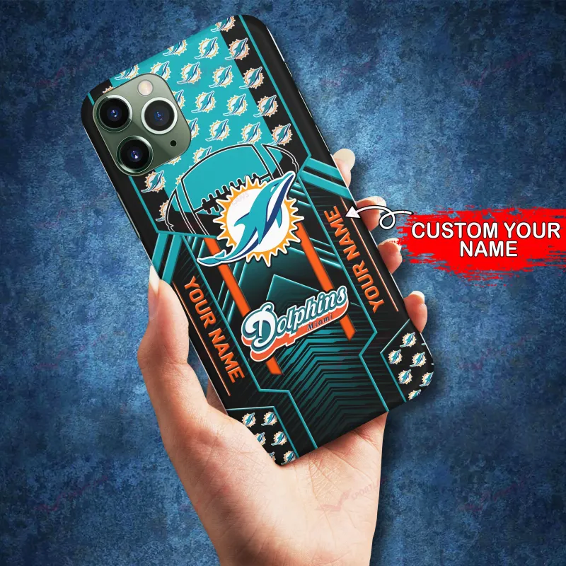 Miami Dolphins Personalized Phone Case