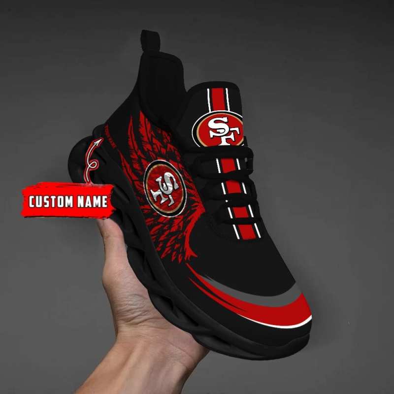 San Francisco 49ers Personalized Yeezy Running Sneakers