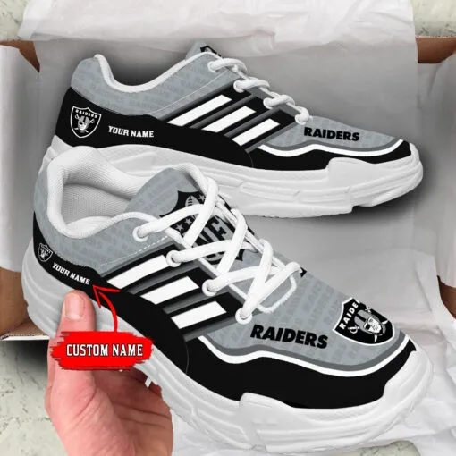 Las Vegas Raiders Personalized Chunky Sneakers