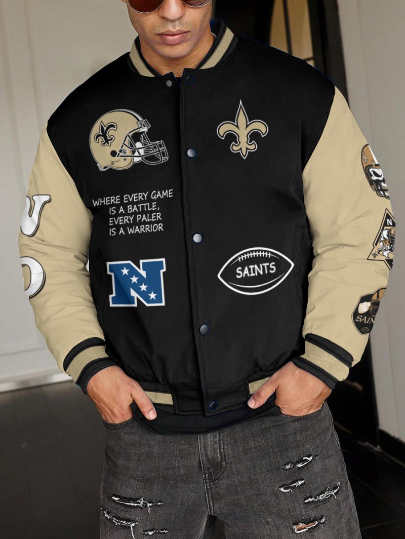 New Orleans Saints Varsity Jacket