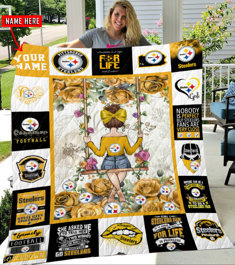 Pittsburgh Steelers Personalized Premium Quilt