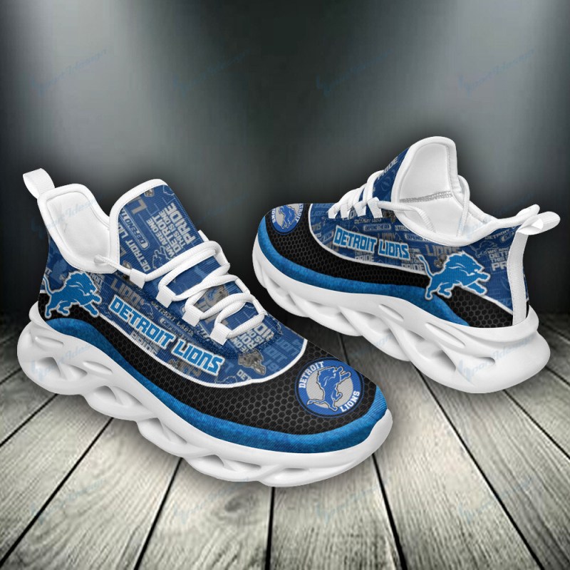 Detroit Lions Yezy Running Sneakers