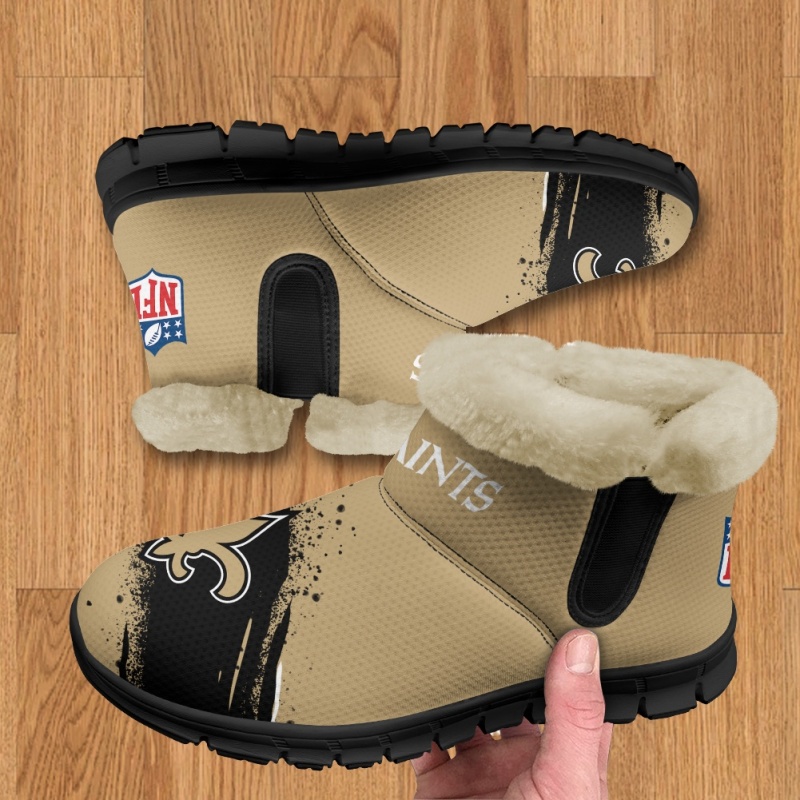 New Orleans Saints Comfy Winter Snow Boots