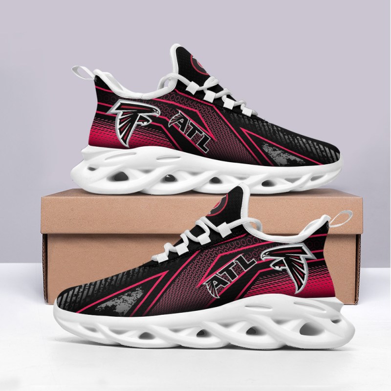 Atlanta Falcons Yezy Running Sneakers Back View