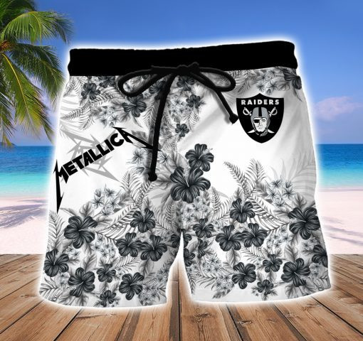 Las Vegas Raiders Hawaii Shirt & Shorts