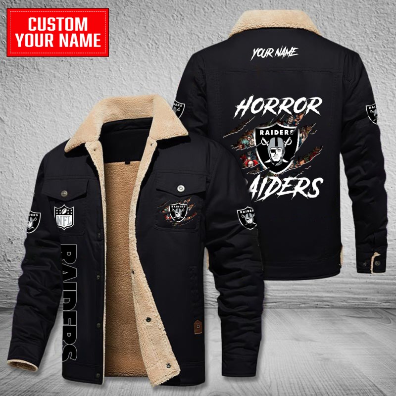 Las Vegas Raiders Bomber Jacket Black