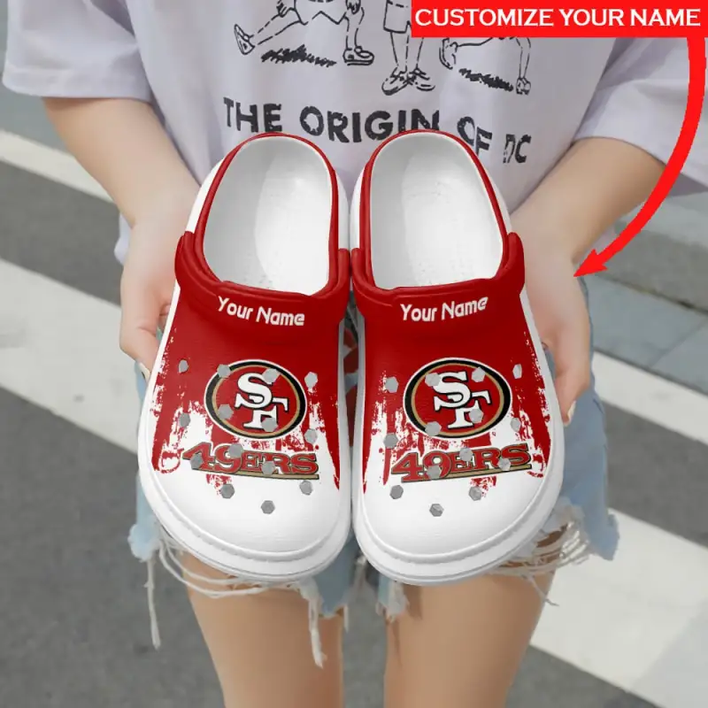 San Francisco 49ers Personalized Limited Clog