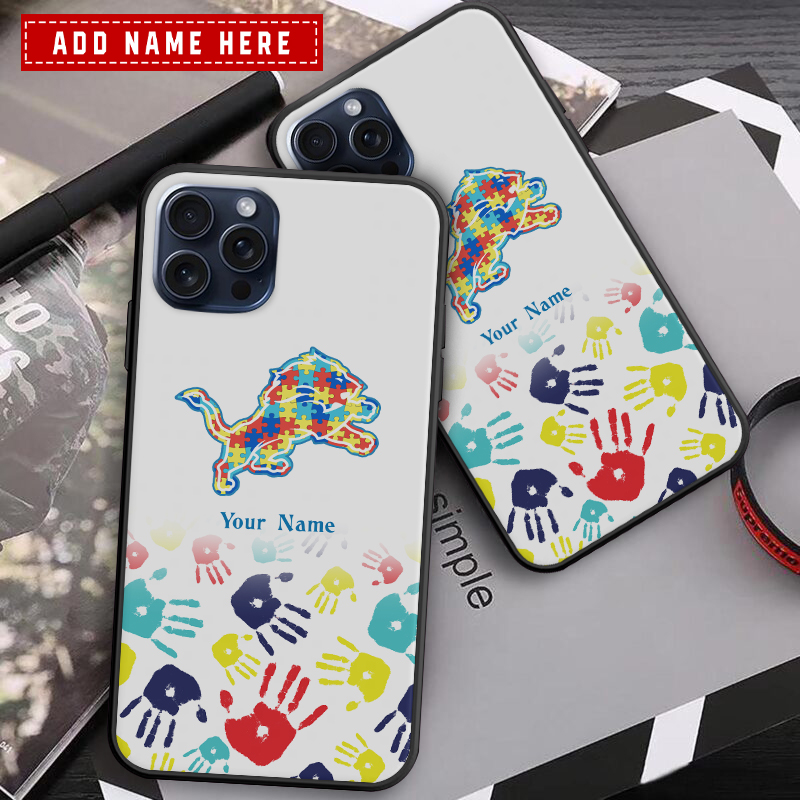 Detroit Lions Personalized Phone Case