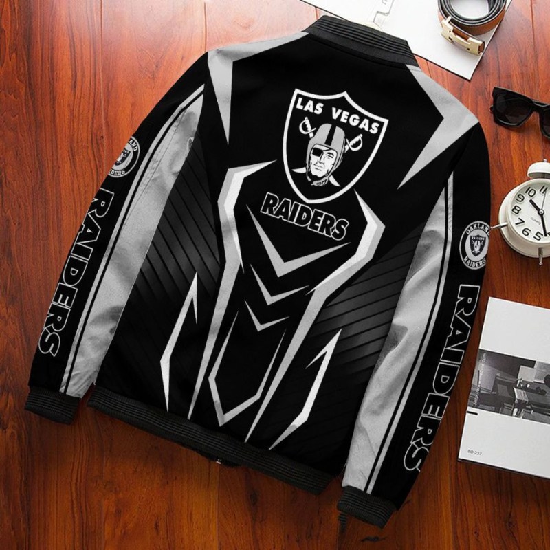 Las Vegas Raiders Bomber Jacket - Stylish NFL Apparel