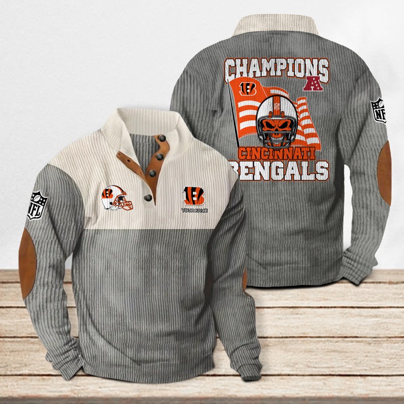 Cincinnati Bengals Sweatshirt Gray