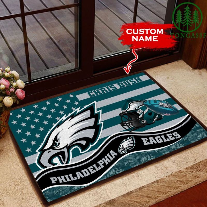 Philadelphia Eagles Personalized Doormat