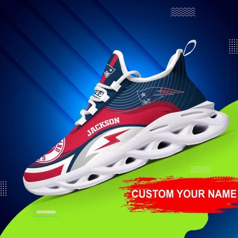 New England Patriots Yezy Running Sneakers