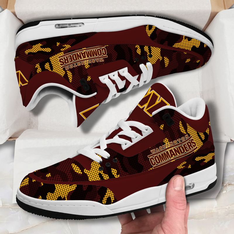 Washington Commanders JD03 Genuine Leather Shoes