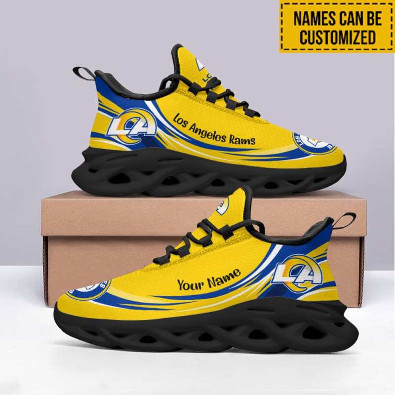 Los Angeles Rams Personalized Yezy Running Sneakers BB551