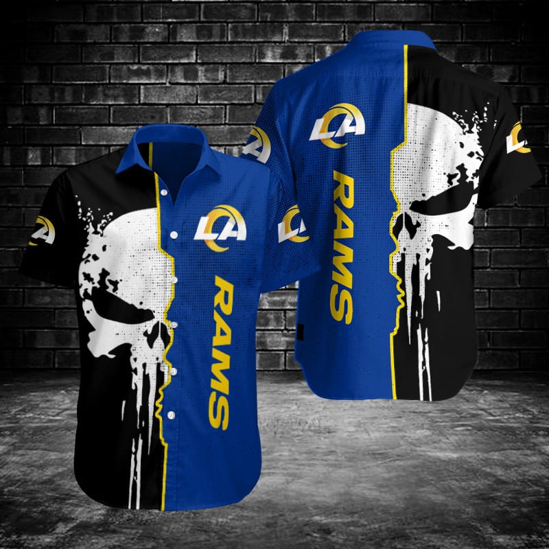 Los Angeles Rams Button Shirt Sizing Chart