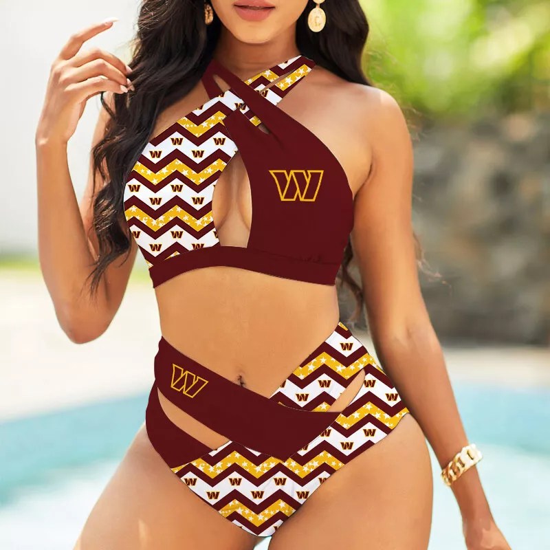 Washington Commanders Women's Bikini Swimsuit