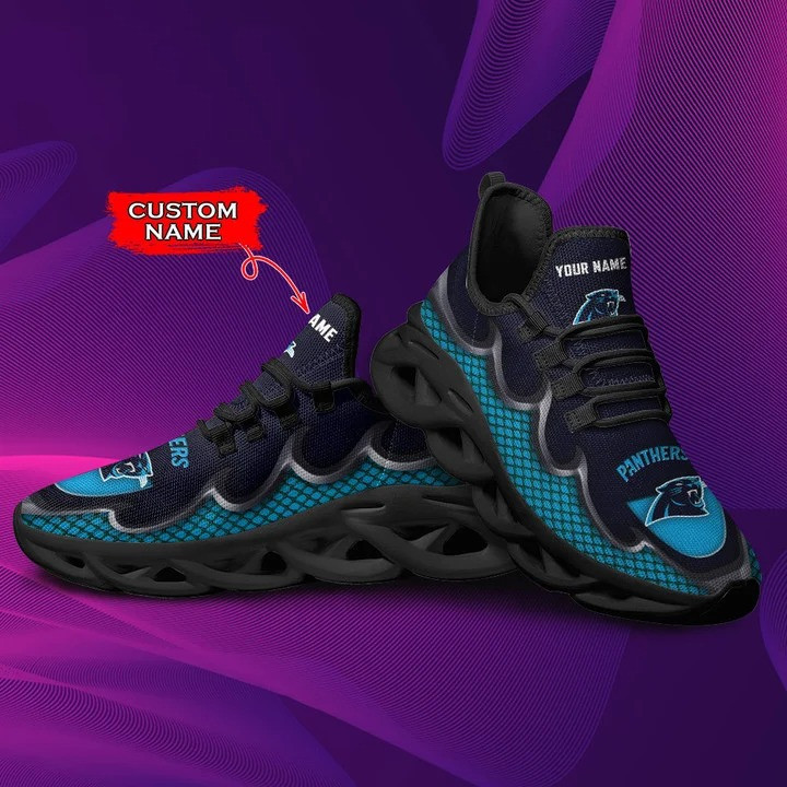 Carolina Panthers Personalized Sneakers