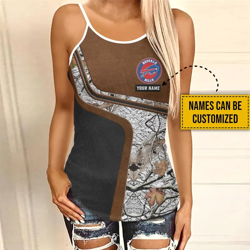 Buffalo Bills Criss Cross Tank Top