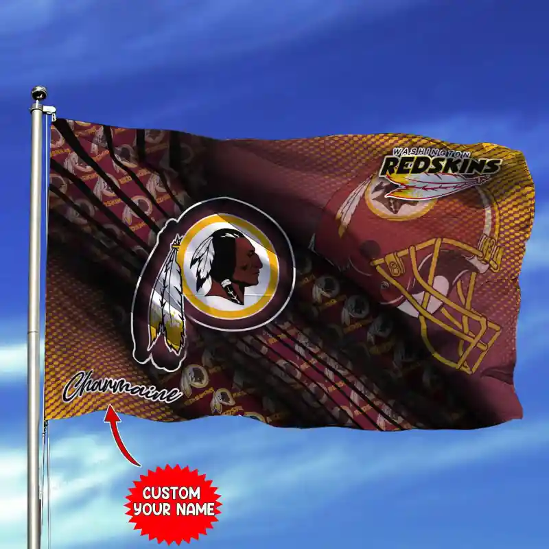 Washington Redskins Personalized Flag