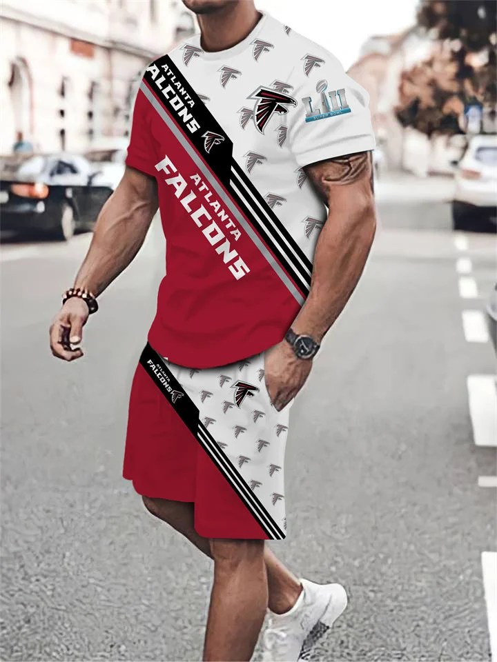 Atlanta Falcons T-shirt and Shorts AZTS238 1 Atlanta Falcons T-Shirt and Shorts