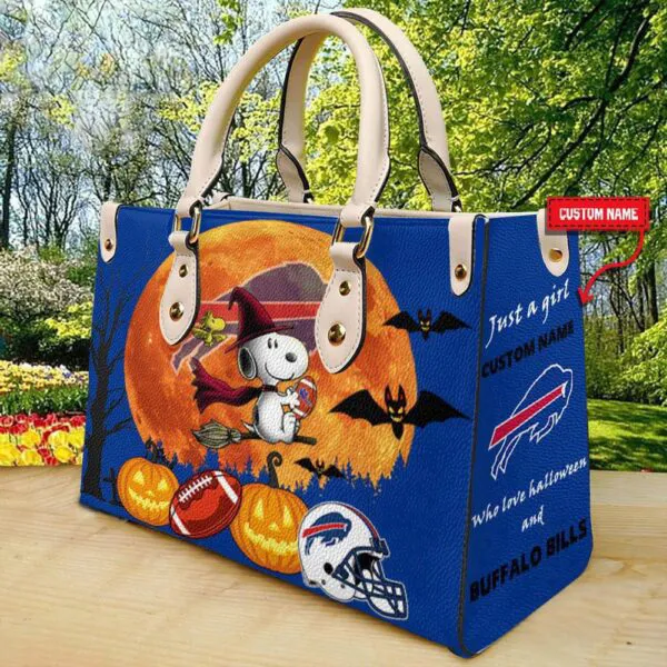 Buffalo Bills Halloween Leather Hand Bag
