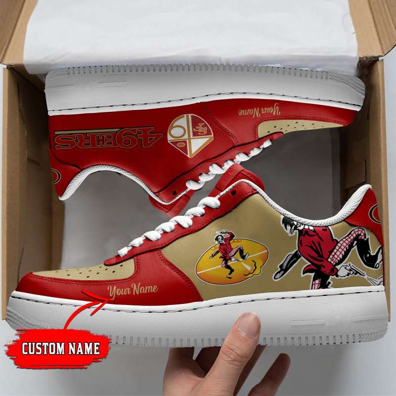 San Francisco 49ers Personalized AF1 Shoes