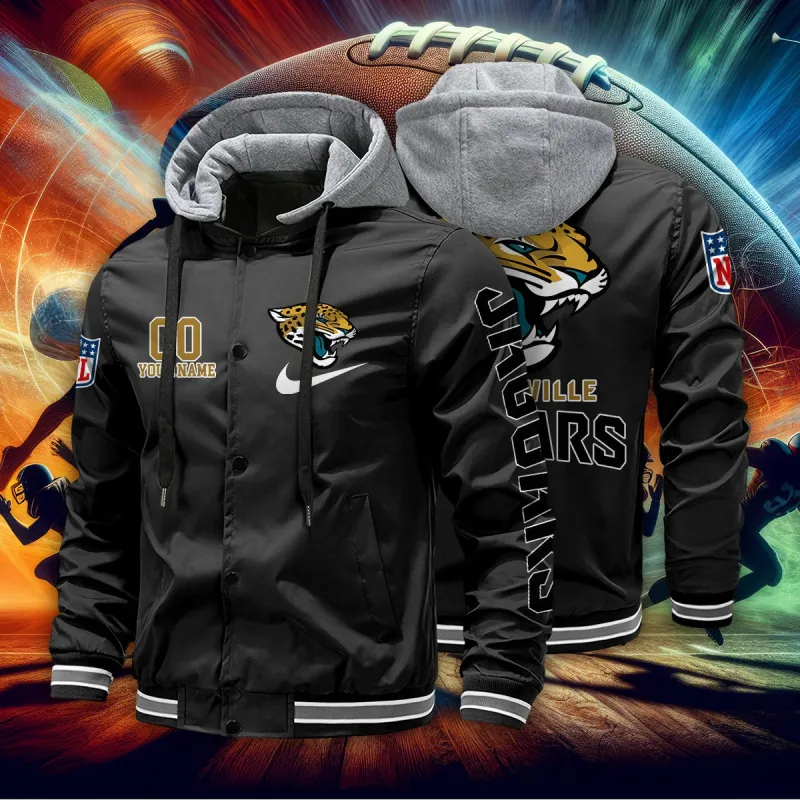 Jacksonville Jaguars Personalized Baseball Jacket