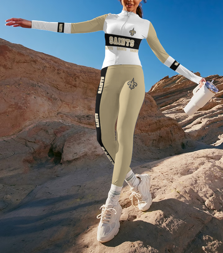New Orleans Saints Long Sleeve Sports Top