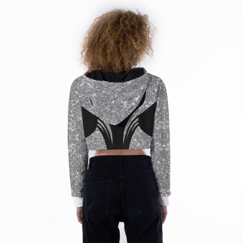 Cleveland Browns Croptop Hoodie Back View