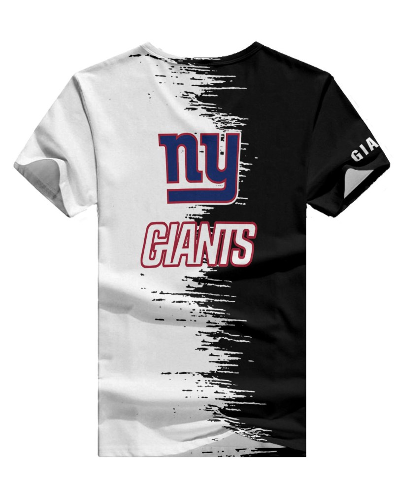 New York Giants Summer V-neck Women T-shirt
