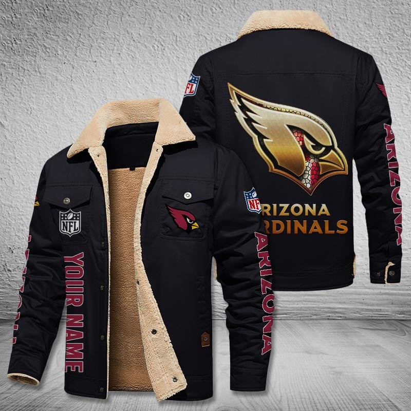 Arizona Cardinals Winter Fleece Bomber Jacket