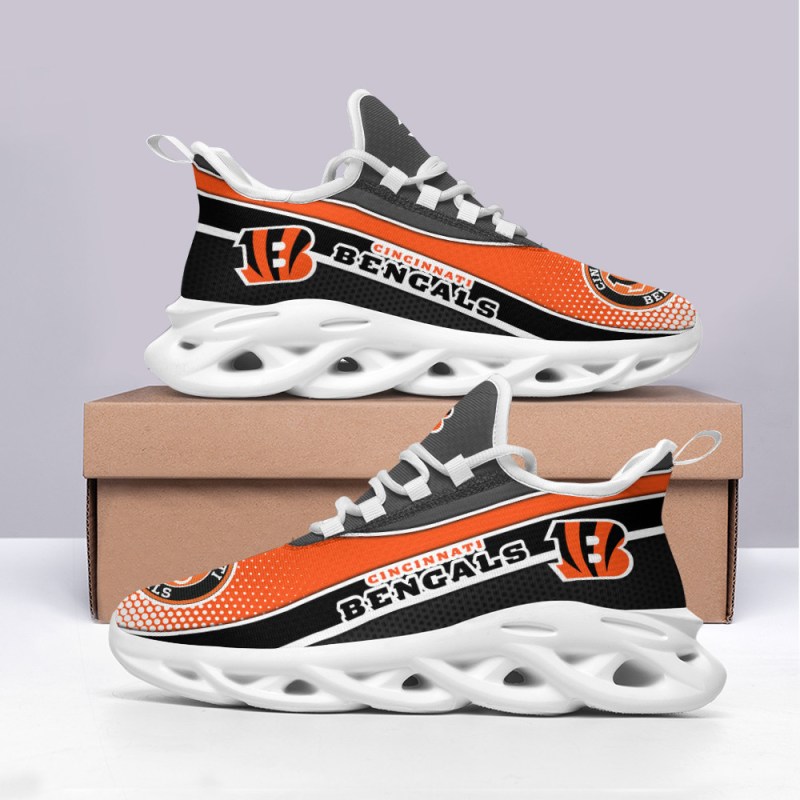 Cincinnati Bengals Yezy Sneakers Close Up